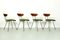 Mid-Century Belgian Dining Chairs, 1950s, Set of 4, Image 5