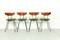 Chaises de Salon Mid-Century, Belgique, 1950s, Set de 4 4