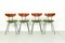 Mid-Century Belgian Dining Chairs, 1950s, Set of 4, Image 4