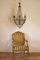 Vintage Empire Style Crystal and Golden Bronze 12-Light Pendant Lamp with Sphinxes, 1940s 7