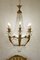 Vintage Empire Style Crystal and Golden Bronze 12-Light Pendant Lamp with Sphinxes, 1940s, Image 14