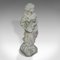 Vintage Stone Garden Statue of a Woman, 1950s 7