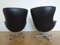 Egg Swivel Lounge Chairs, Denmark, 1970s, Set of 2, Image 9