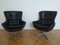 Egg Swivel Lounge Chairs, Denmark, 1970s, Set of 2 3
