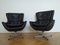 Fauteuils Pivotants Egg, Danemark, 1970s, Set de 2 5