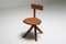 Solid Elm Model S34 Dining Chair by Pierre Chapo, 1960s 1