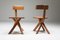 Solid Elm Model S34 Dining Chair by Pierre Chapo, 1960s 11