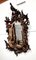 Antiker Louis XV Stil aus massivem Walnuss Rocaille Spiegel, 1900er 3