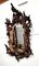 Antique Louis XV Style Solid Walnut Rocaille Mirror, 1900s 3