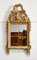 Espejo estilo Louis XVI antiguo pequeño de madera dorada, Imagen 14