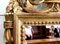 Espejo estilo Louis XVI antiguo pequeño de madera dorada, Imagen 10