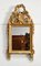 Petit Miroir Antique Style Louis XVI en Bois Doré 1