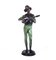 Antique Bronze Standing Music Man Sculpture by Barbedienne Fondeur, 1880s 3