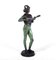 Antique Bronze Standing Music Man Sculpture by Barbedienne Fondeur, 1880s 12