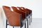 Italienische Vintage Costes Esszimmerstühle aus Emailfaut & Schichtholz von Philippe Starck, 2er Set 5