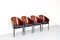 Italienische Vintage Costes Esszimmerstühle aus Emailfaut & Schichtholz von Philippe Starck, 2er Set 4