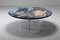 Tavolino da caffè in vetro acrilico con ripiano sferico, anni '90, Immagine 7