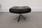 Mid-Century Leather and Tubular Chrome Lounge Chair and Ottoman Set, Set of 2, Image 5