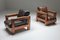 Mid-Century Wooden Lounge Chairs, 1960s, Set of 2, Image 6