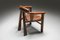 Craftsman Armlehnstuhl aus Nussholz, 1960er 9