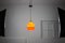 Mid-Century Orange Glass Pendant Lamp, 1970s, Image 17