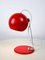 Lámpara de mesa Mid-Century en rojo, años 70, Imagen 3