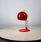 Lámpara de mesa Mid-Century en rojo, años 70, Imagen 7
