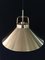 Lampe à Suspension Modèle P-295 Vintage en Laiton par Fritz Schlegel pour Lyfa, 1960s 4