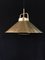 Lampe à Suspension Modèle P-295 Vintage en Laiton par Fritz Schlegel pour Lyfa, 1960s 1