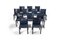 Blue CAB Chair by Mario Bellini for Cassina, 1970s 2