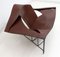 Postmodern Italian Leather Armchair by Jacques Harold Pollard for Matteo Grassi, 1980s 7