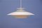 Large Danish White Ceiling Lamp from Form Light, 1970s, Image 2