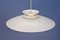 Large Danish White Ceiling Lamp from Form Light, 1970s 6