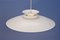 Large Danish White Ceiling Lamp from Form Light, 1970s, Image 6