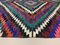 Grand Tapis Kilim Vintage Violet, Rouge, Noir et Bleu, Turquie, 1950s 8