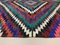 Tappeto Kilim grande vintage viola, rosso, blu e blu, Turchia, anni '50, Immagine 8