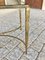 Vintage Gilded Wrought Iron Coffee Table by Maison Ramsay, 1960s 5