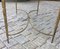 Vintage Gilded Wrought Iron Coffee Table by Maison Ramsay, 1960s, Image 7