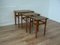 Tavolini ad incastro in teak di Poul Hundevad per Fabian, set di 3, Immagine 1