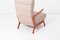 Upholstered Lounge Chair & Stool Set, Italy, 1950s, Set of 3, Image 13