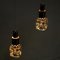 Scandinavian Glass Ice Cube Pendant lamps, 1960s, Set of 3 8