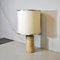 Cylindrical Travertine Table Lamp, 1960s 1