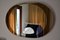 Large Mid-Century Italian Oval Mirror from Cristal Arte 7