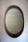Large Mid-Century Italian Oval Mirror from Cristal Arte, Image 8