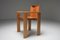 Italian Tan Leather Dining Chairs in the Style of Scarpa, 1970s, Set of 6, Image 12