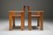 Italian Tan Leather Dining Chairs in the Style of Scarpa, 1970s, Set of 6, Image 8