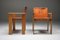 Italian Tan Leather Dining Chairs in the Style of Scarpa, 1970s, Set of 6 11