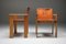 Italienische Esszimmerstühle aus Hellem Leder im Stil von Scarpa, 1970er, 6er Set 11