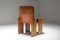 Cognac Leather Dining Chairs by Tobia & Afra Scarpa, 1970s, Set of 4 8