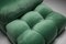 Green Velvet Modular Camaleonda Sofa by Mario Bellini for B&B Italia / C&B Italia, 1970s, Set of 4, Image 5